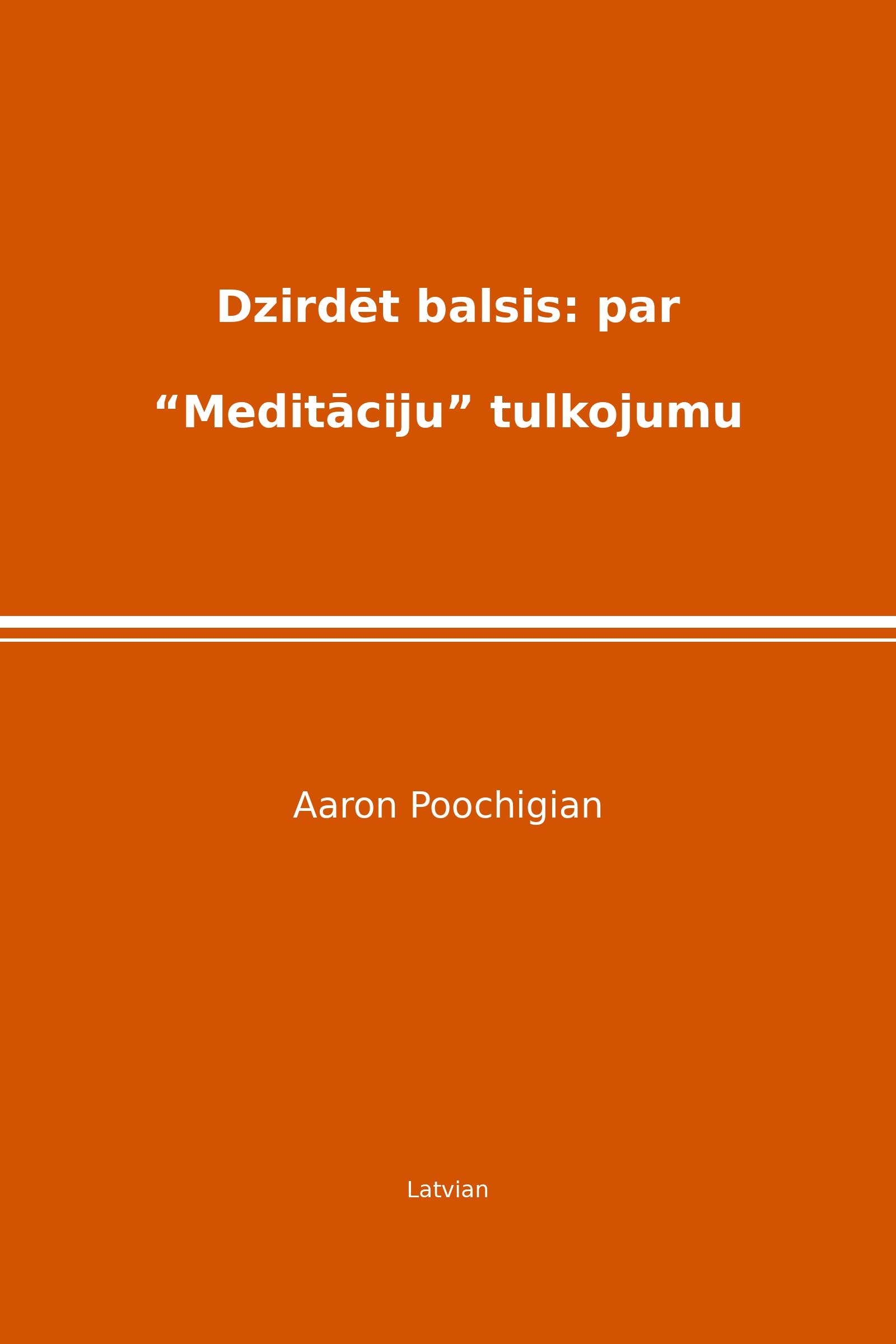 Dzirdēt balsis: par “Meditāciju” tulkojumu (Latvian)