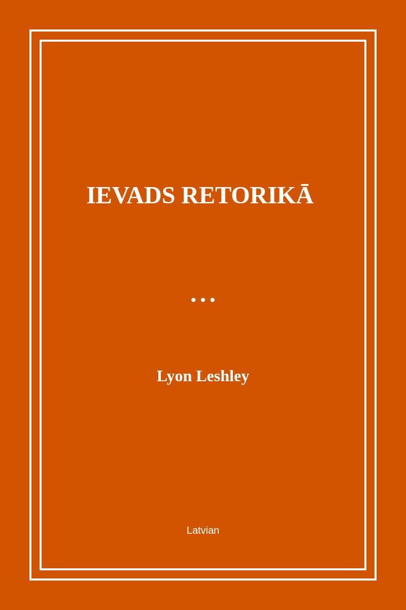 Ievads retorikā