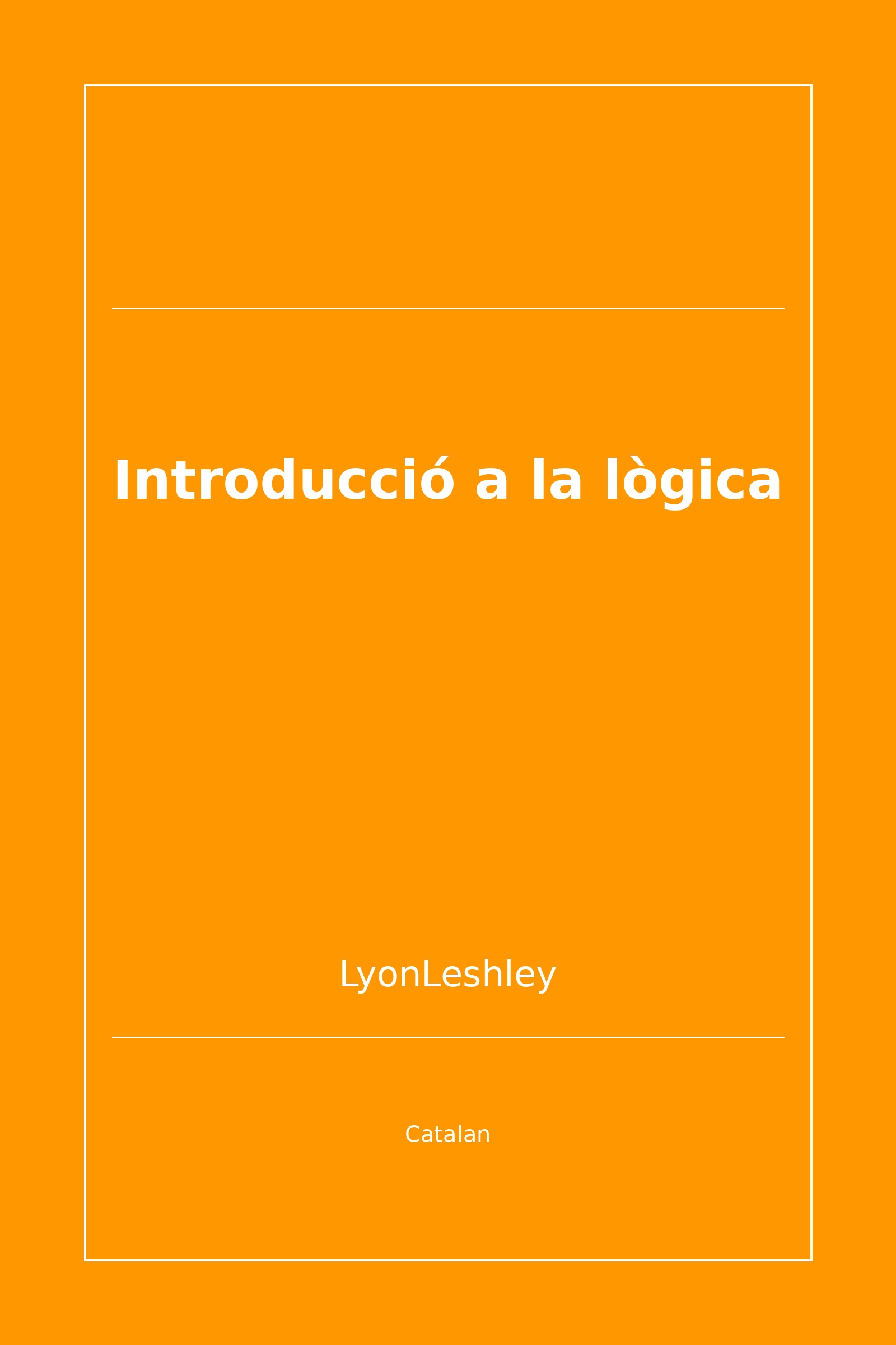 Introducció a la lògica (Catalan)