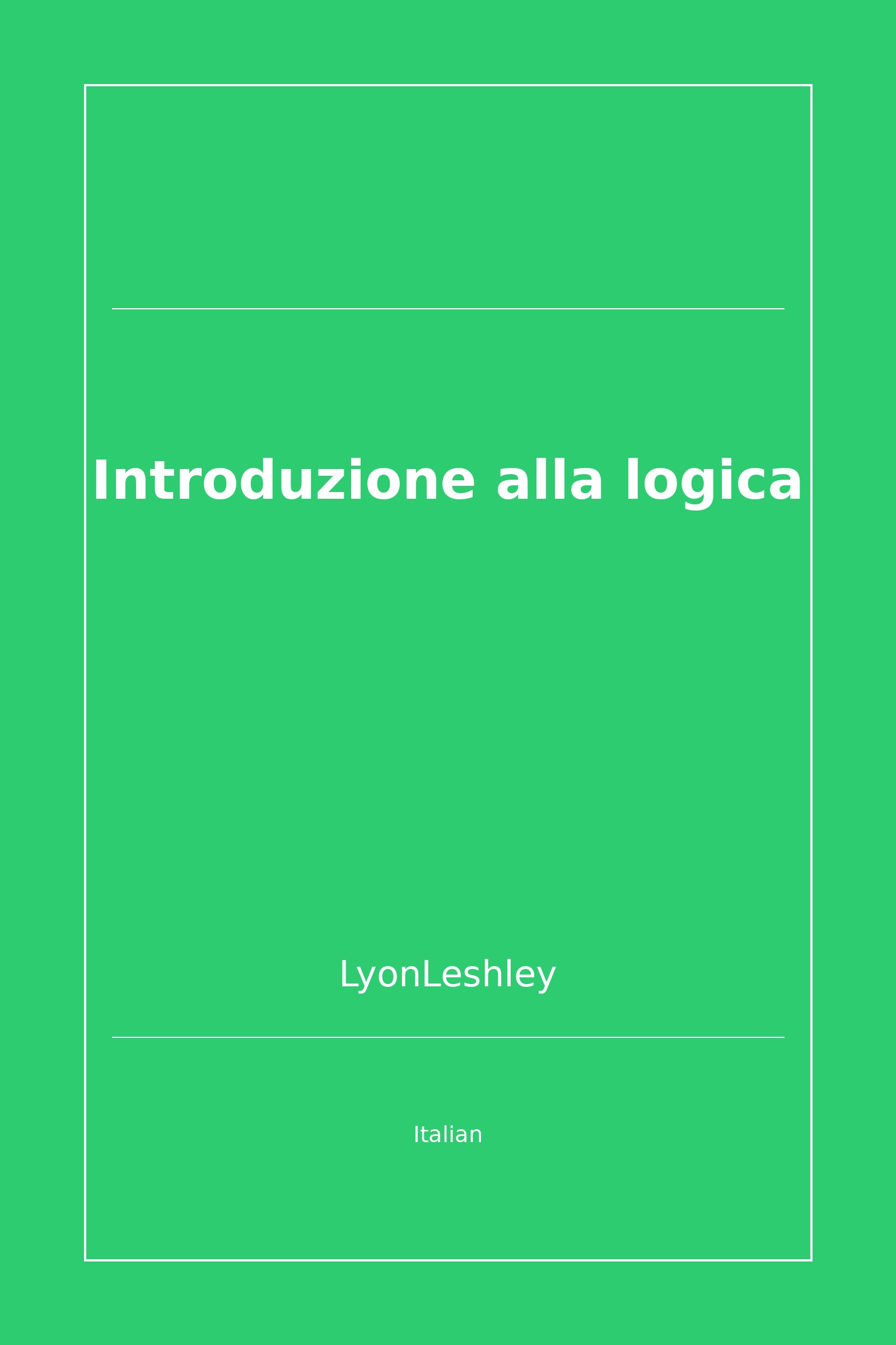 Introduzione alla logica (Italian)