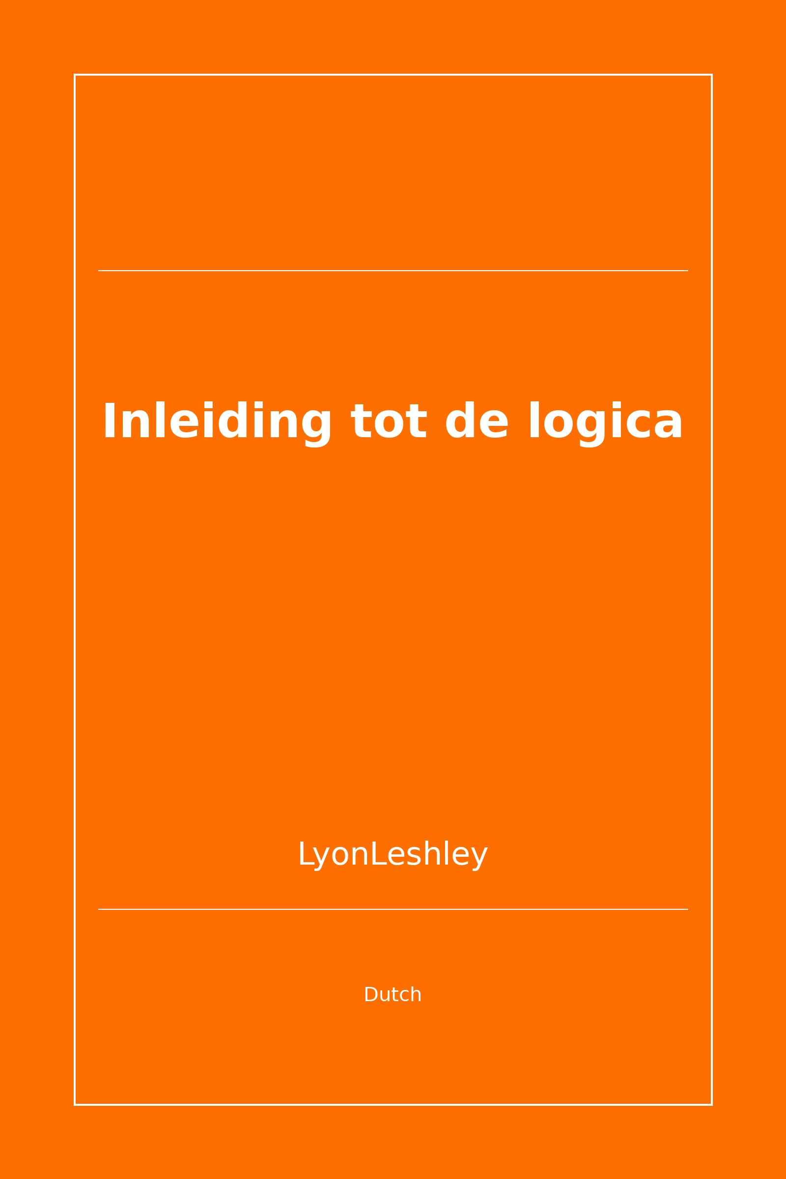 Inleiding tot de logica (Dutch)