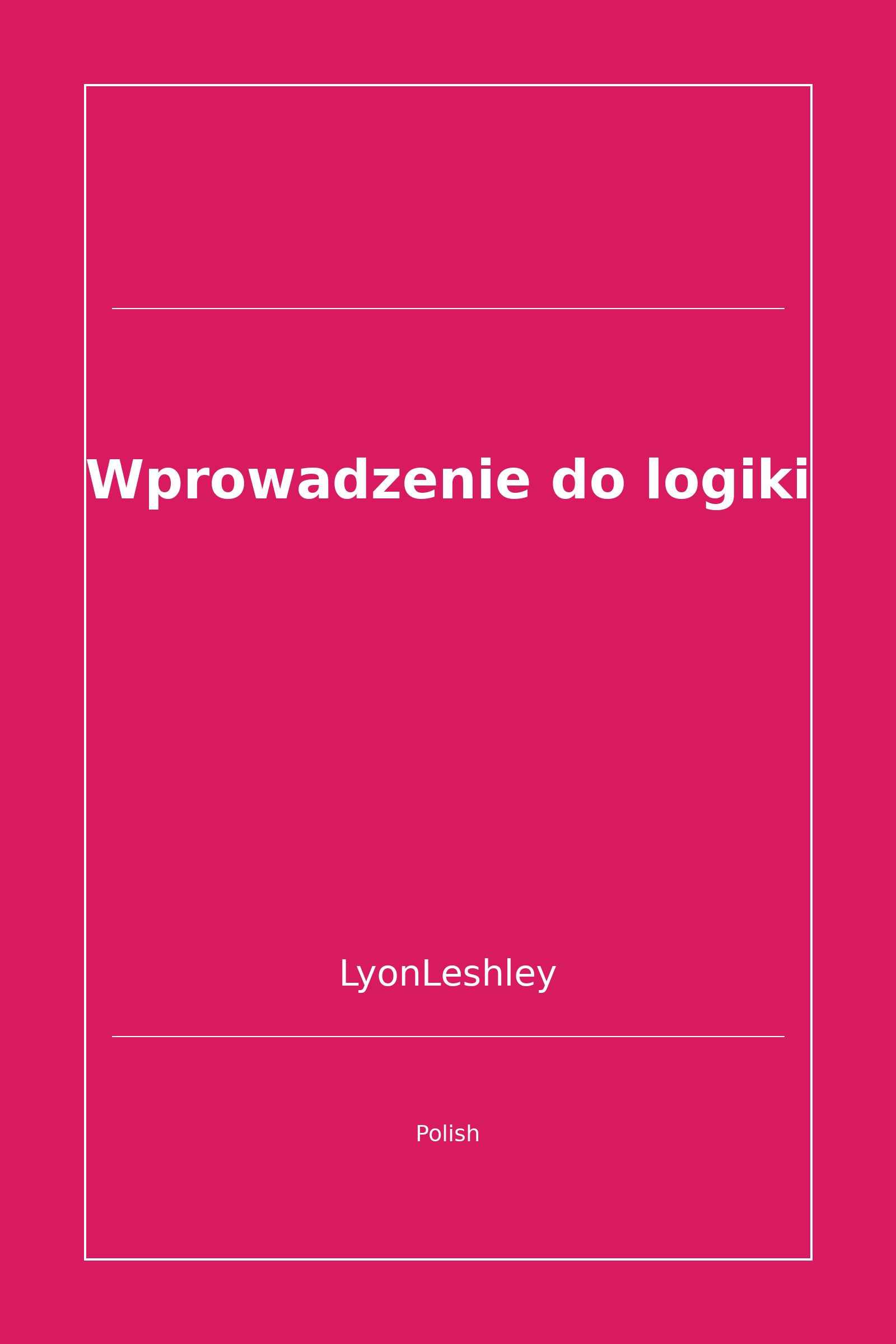 Wprowadzenie do logiki (Polish)