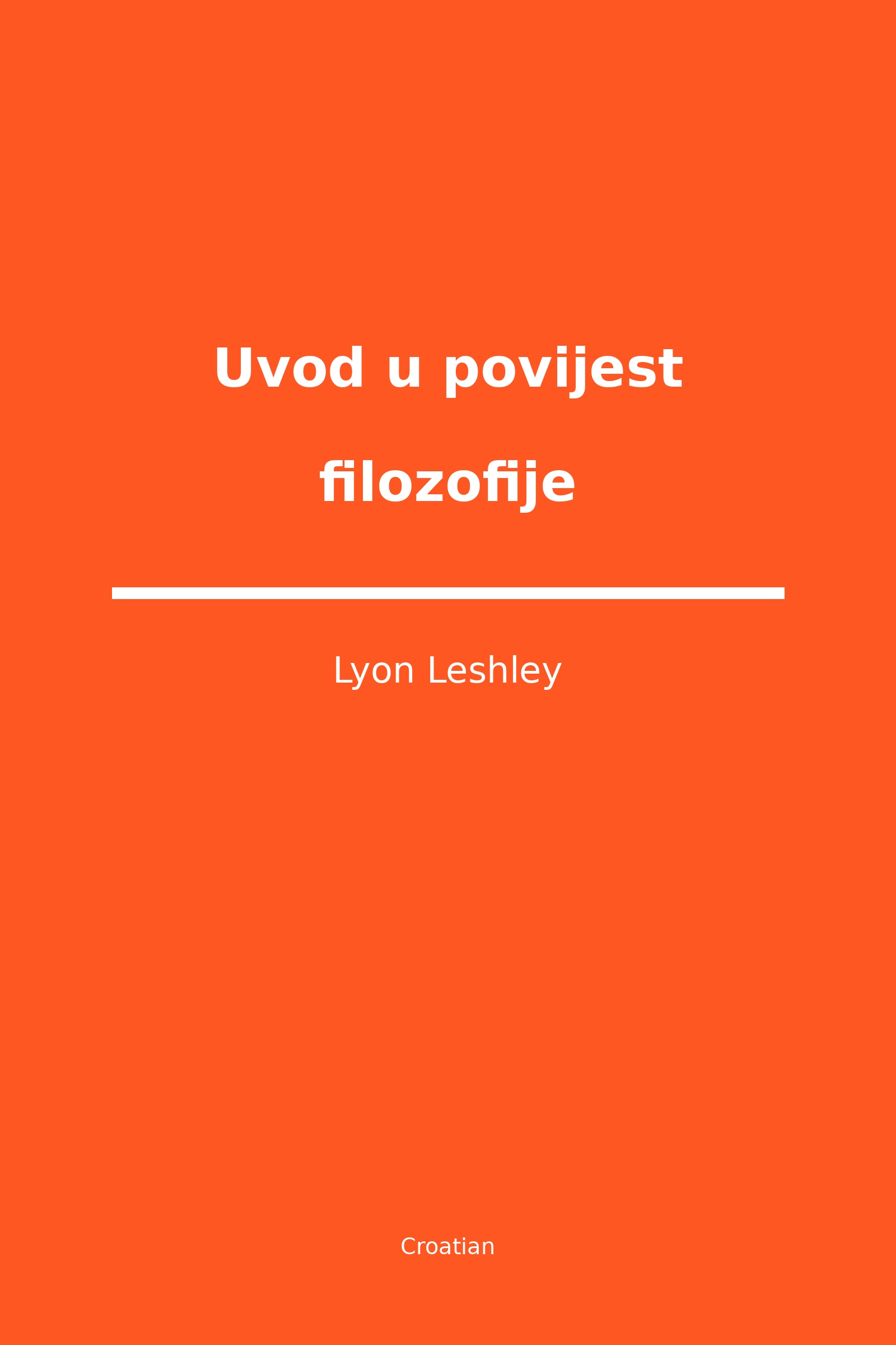 Uvod u povijest filozofije (Croatian)