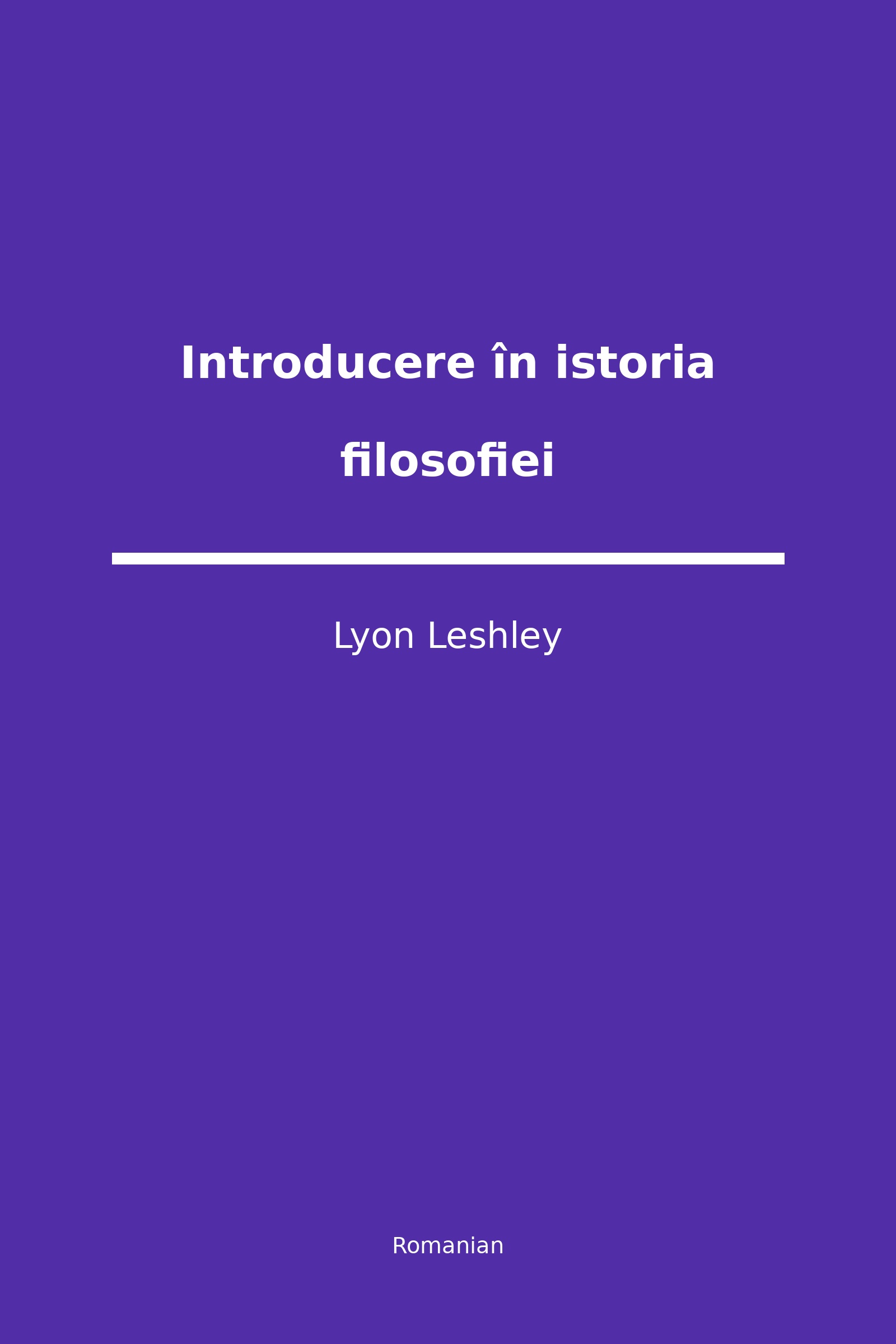 Introducere în istoria filosofiei (Romanian)