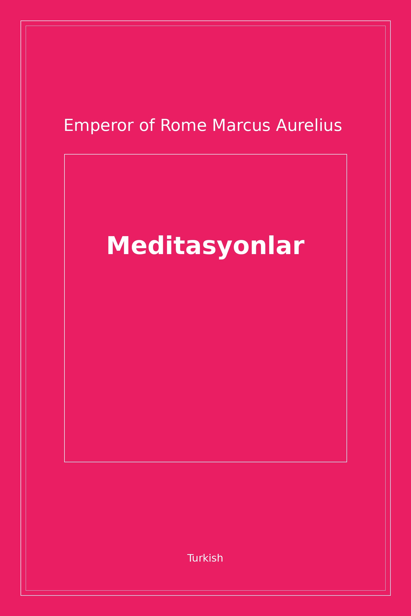 Meditasyonlar (Turkish)
