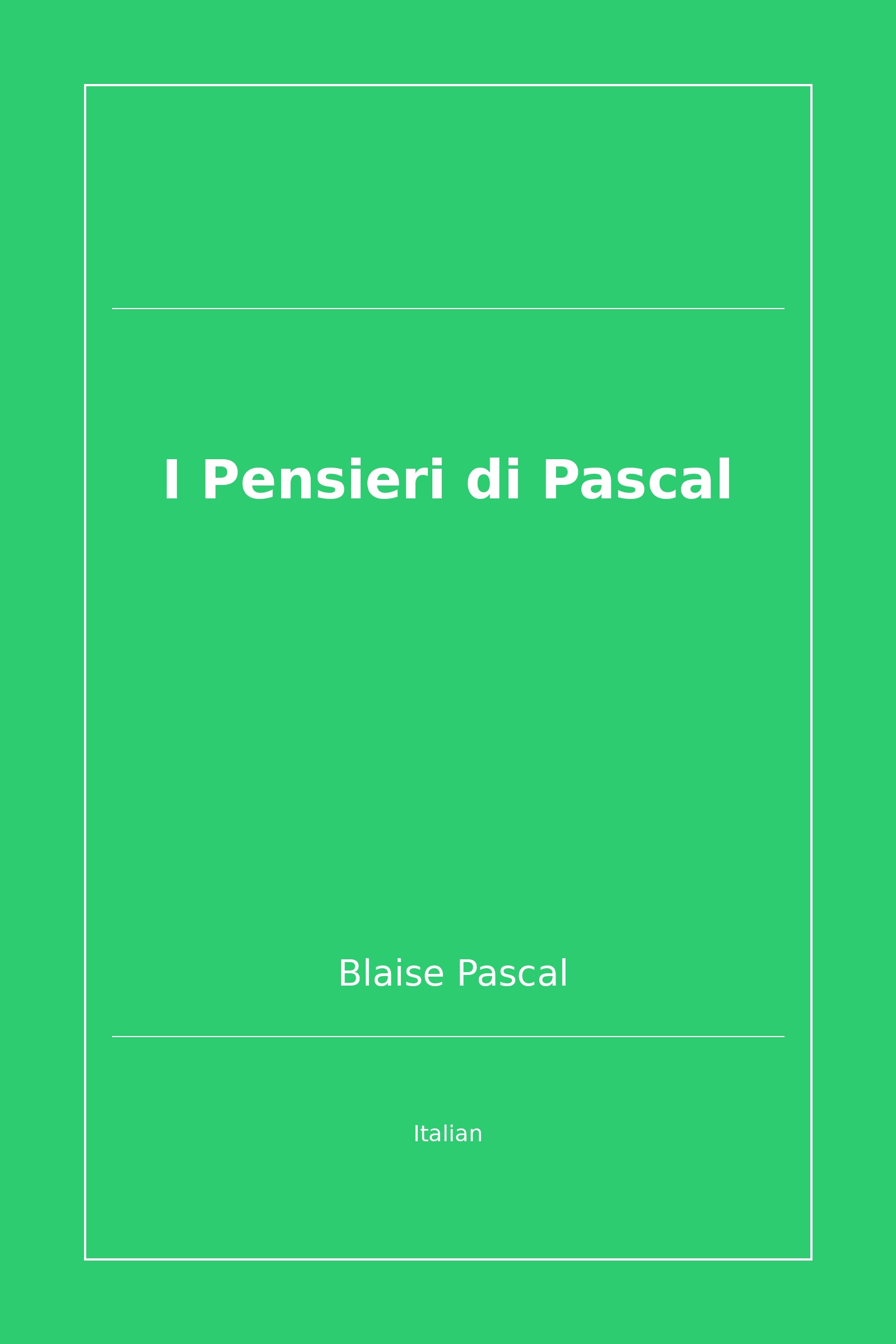 I Pensieri di Pascal (Italian)