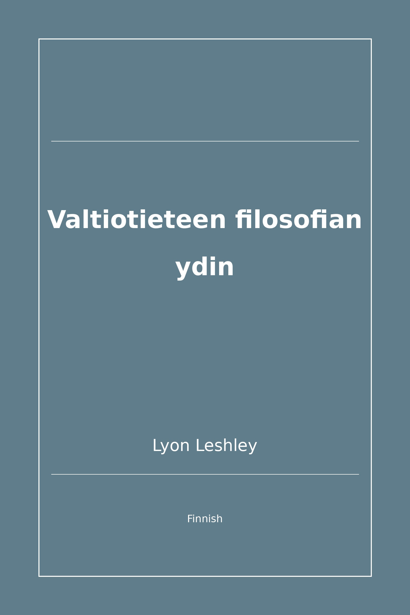 Valtiotieteen filosofian ydin (Finnish)