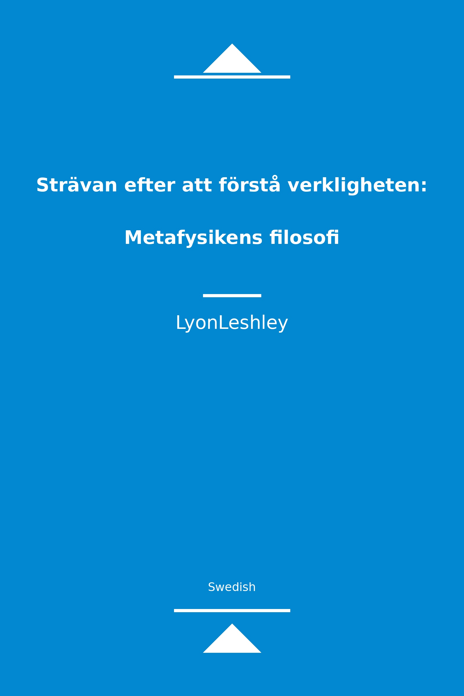 Strävan efter att förstå verkligheten: Metafysikens filosofi (Swedish)