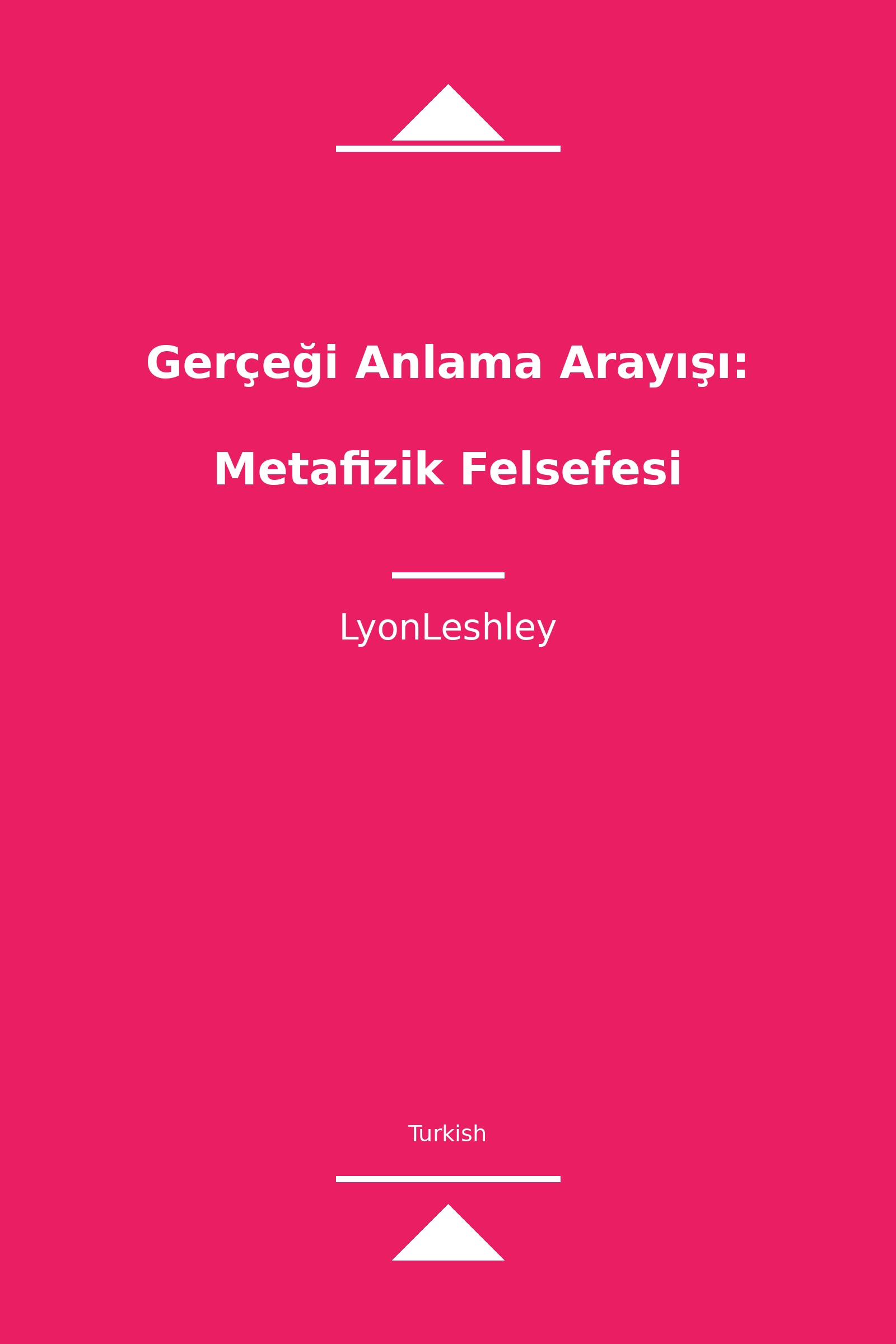 Gerçeği Anlama Arayışı: Metafizik Felsefesi (Turkish)